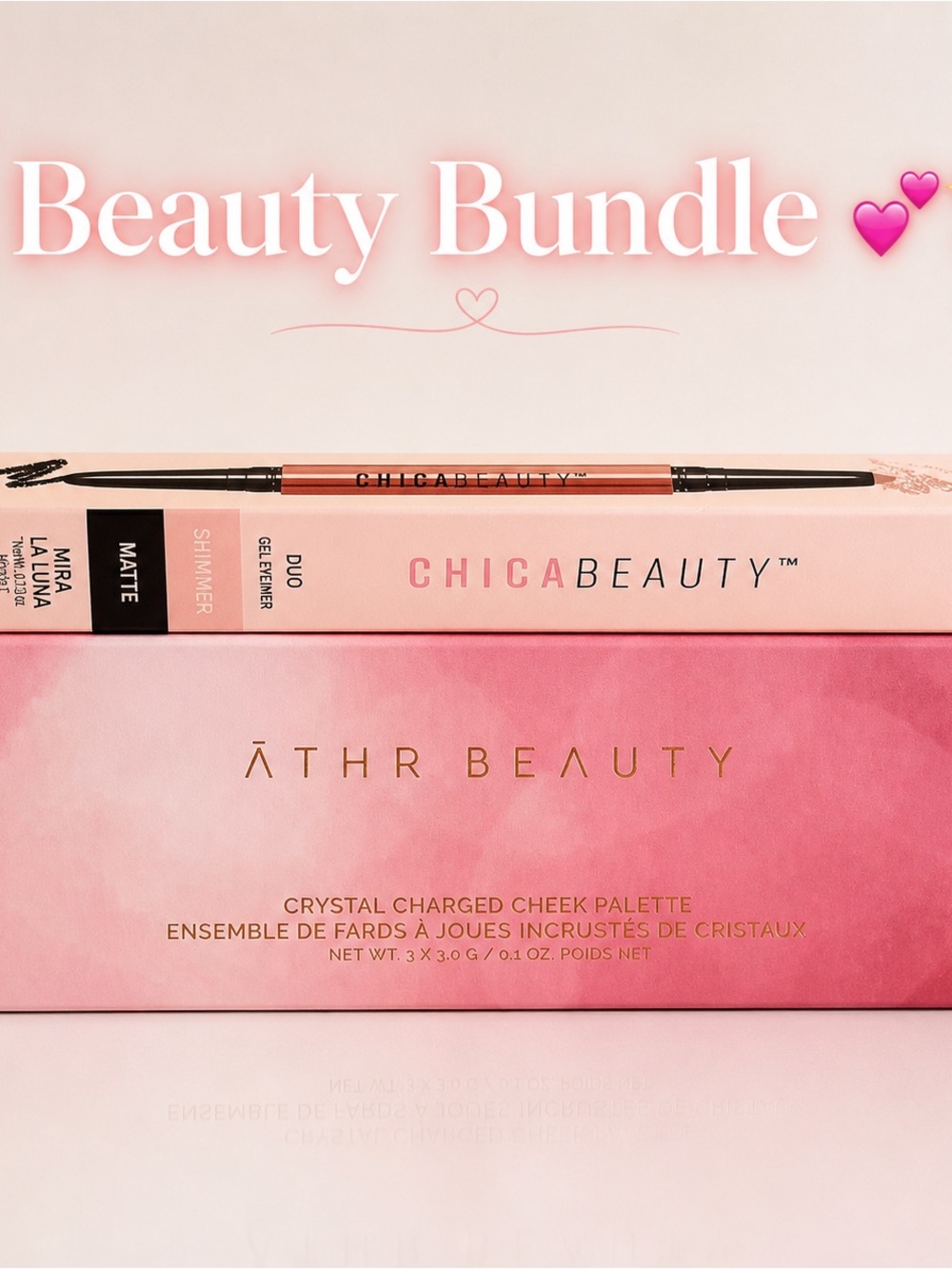 Makeup Bundle | ATHR Beauty Cheek Palette + Gel Eyeliner | NEW